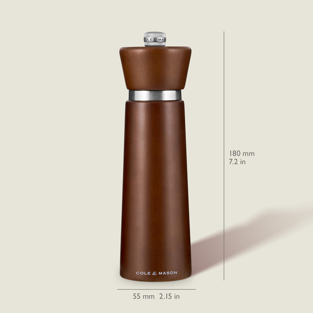 Cole & Mason Millbank Chestnut Salt & Pepper Mills