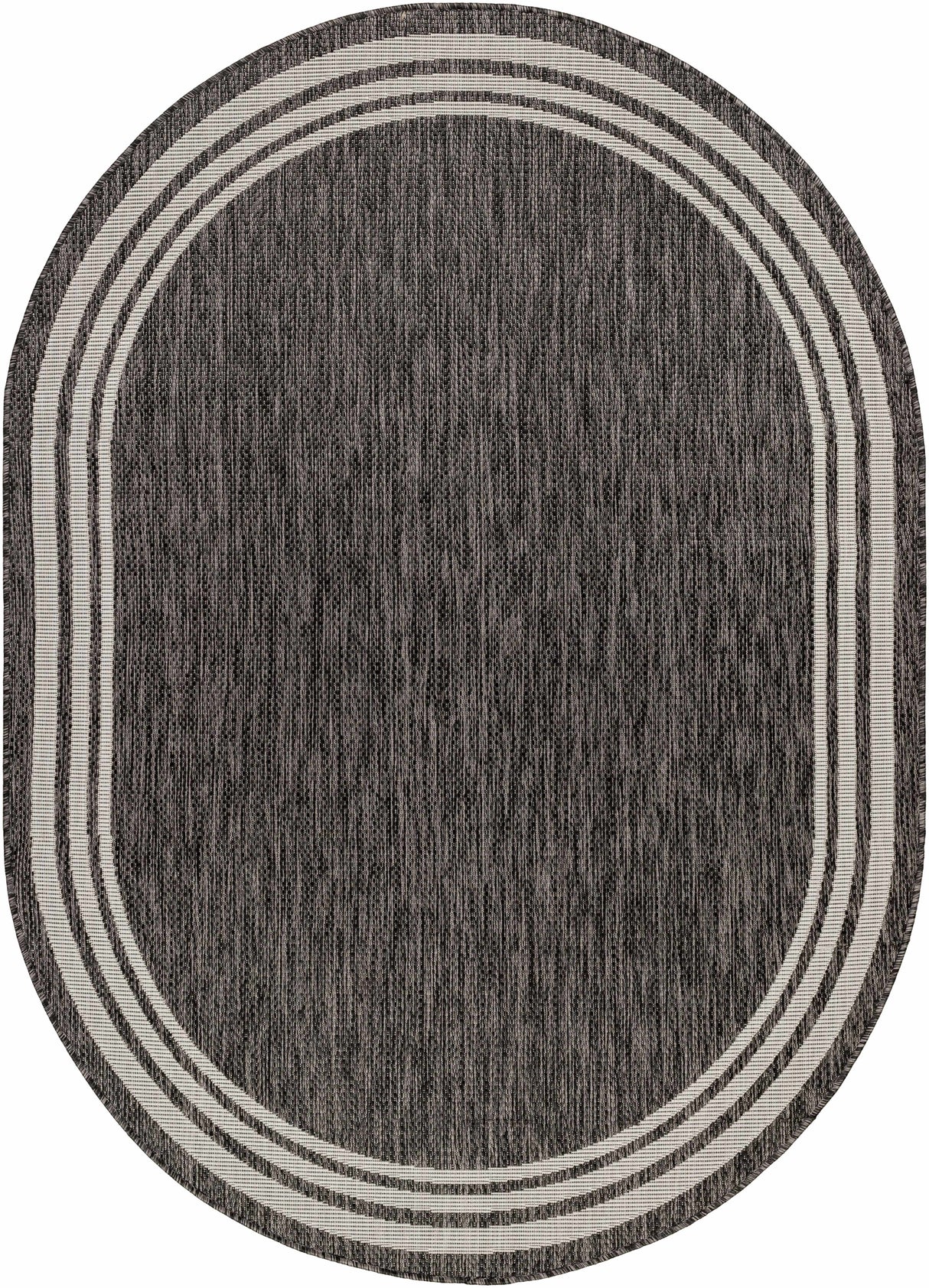Coonamble Bordered Antrasit Rug