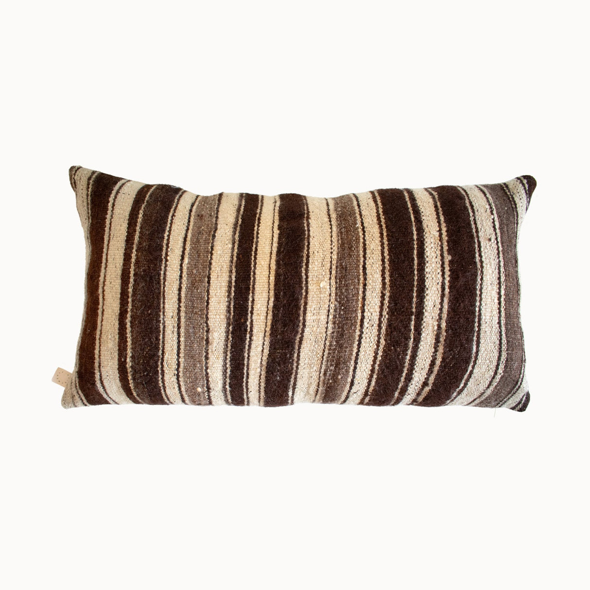 Chocolate Brown Handwoven King Size Pillow