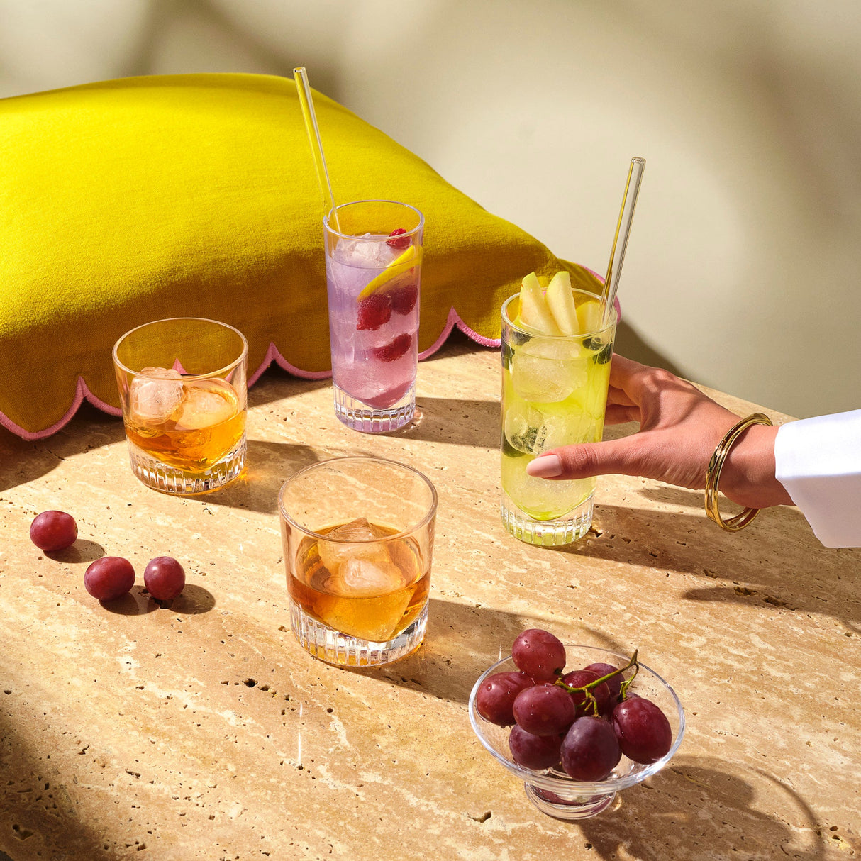 Caldera Set of 4 High Ball Glasses medium