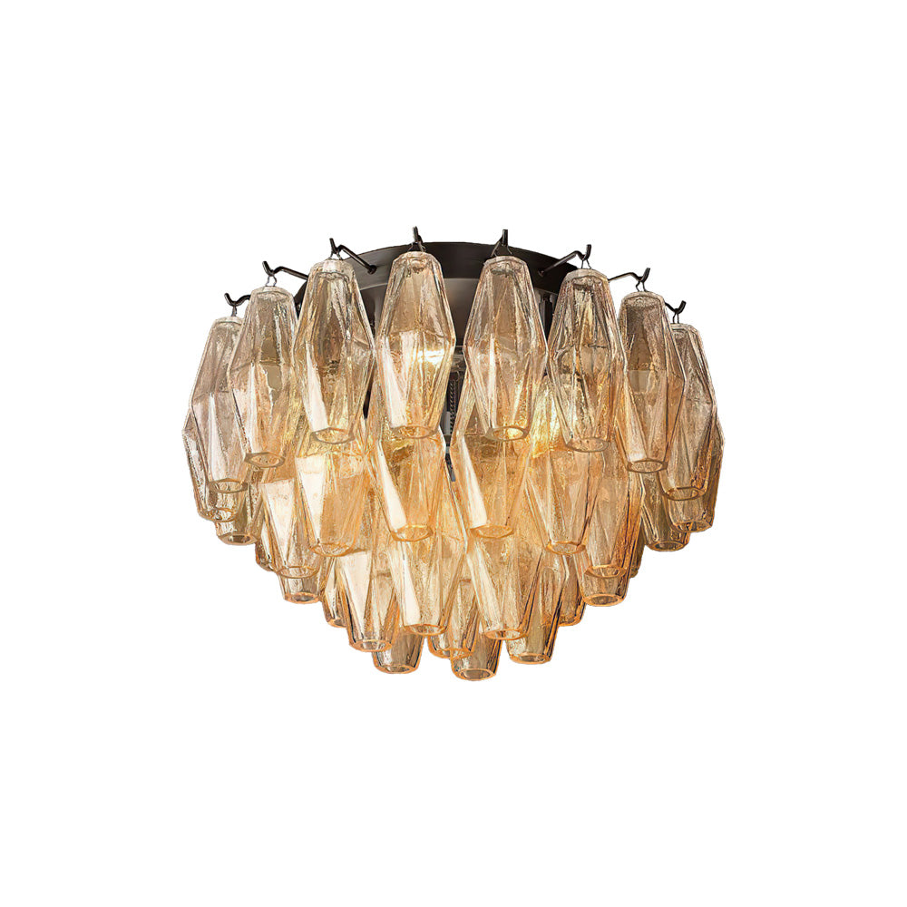 Chara Glass Flushmount 17"