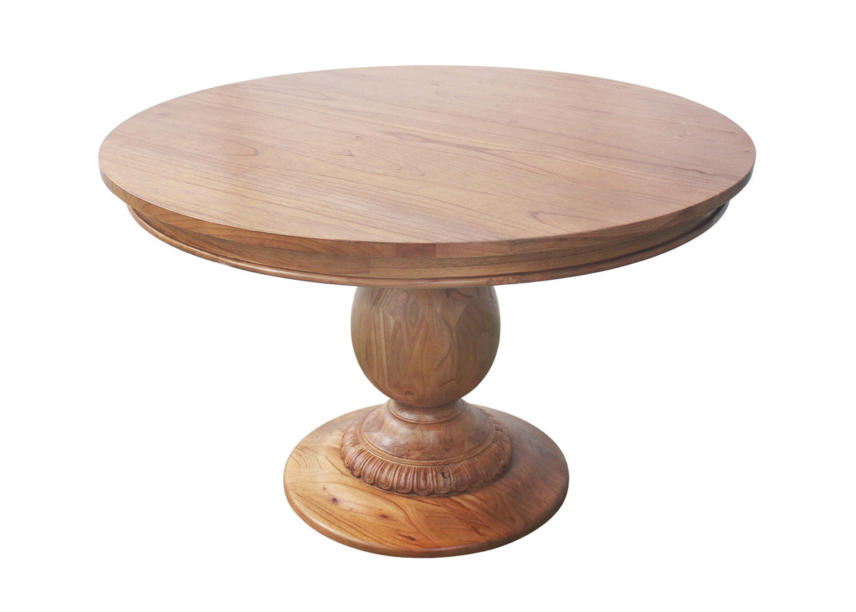48" Charlotte Pedestal Table (Golden Oak)