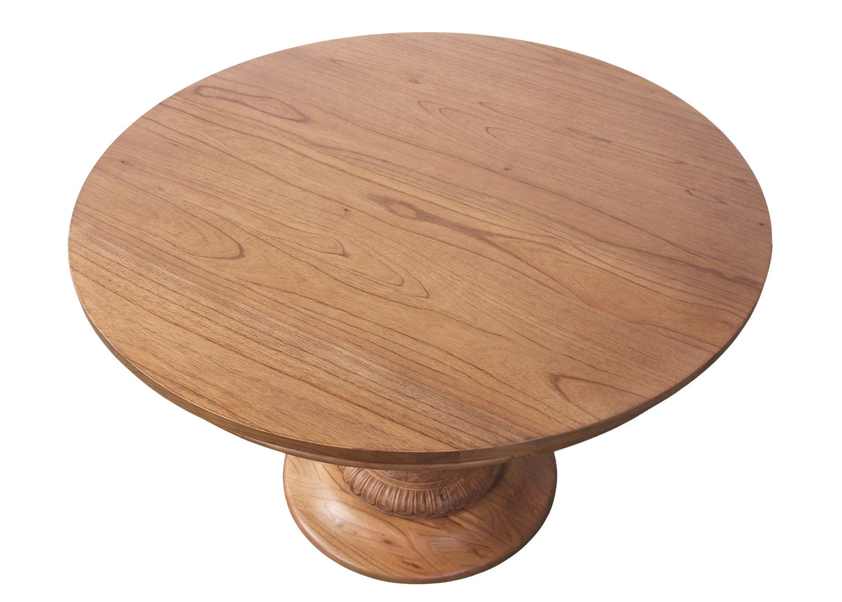 48" Charlotte Pedestal Table (Golden Oak)