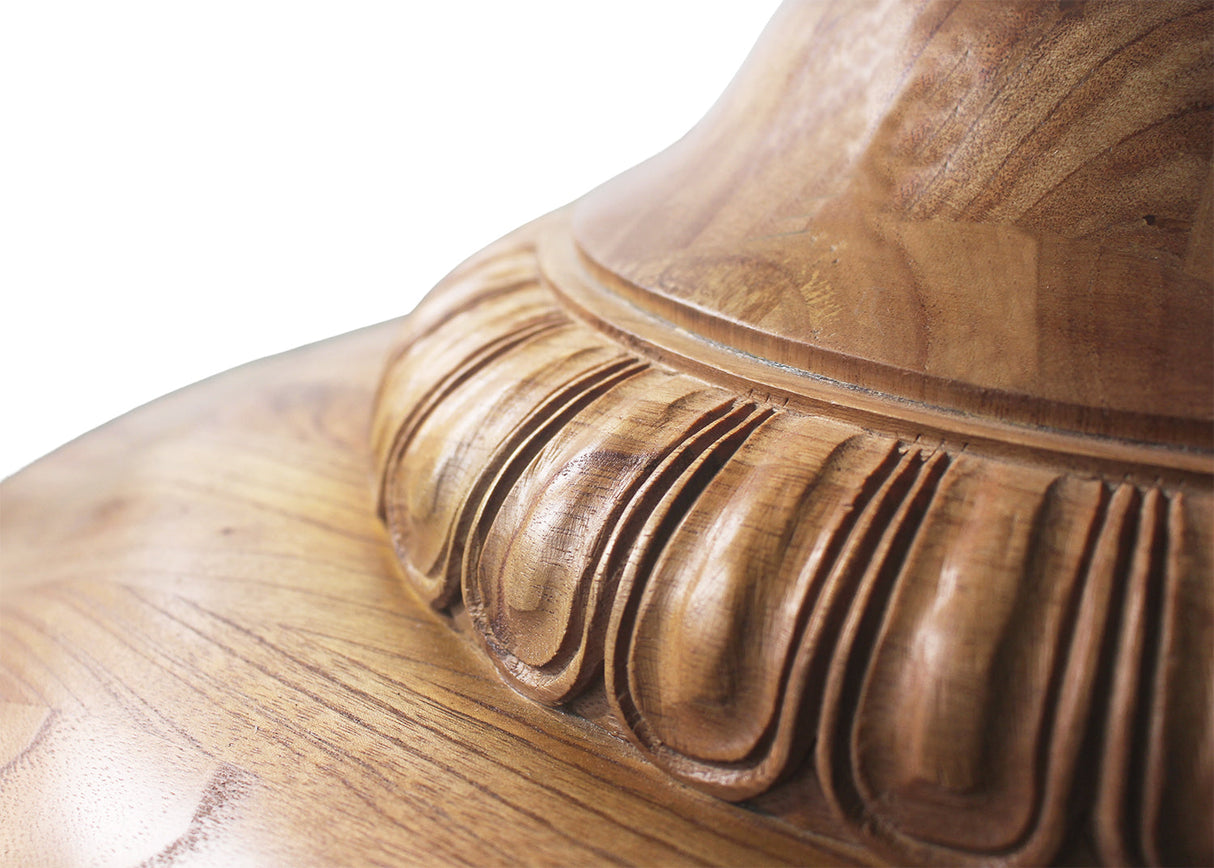 55" Charlotte Pedestal Table (Golden Oak)