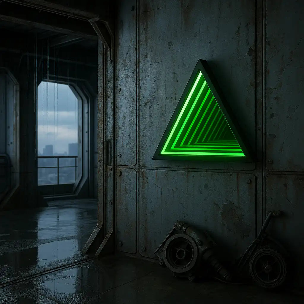 Triangle Infinity Mirror
