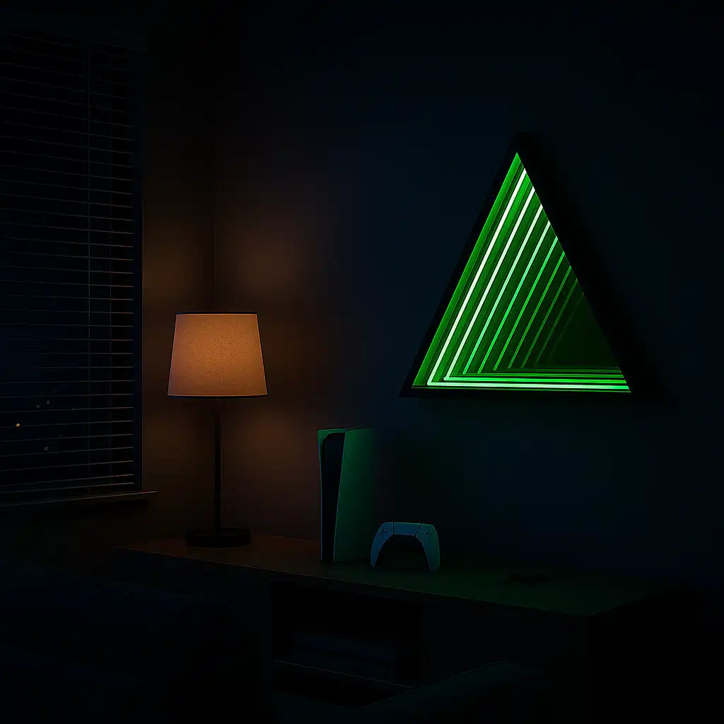 Triangle Infinity Mirror
