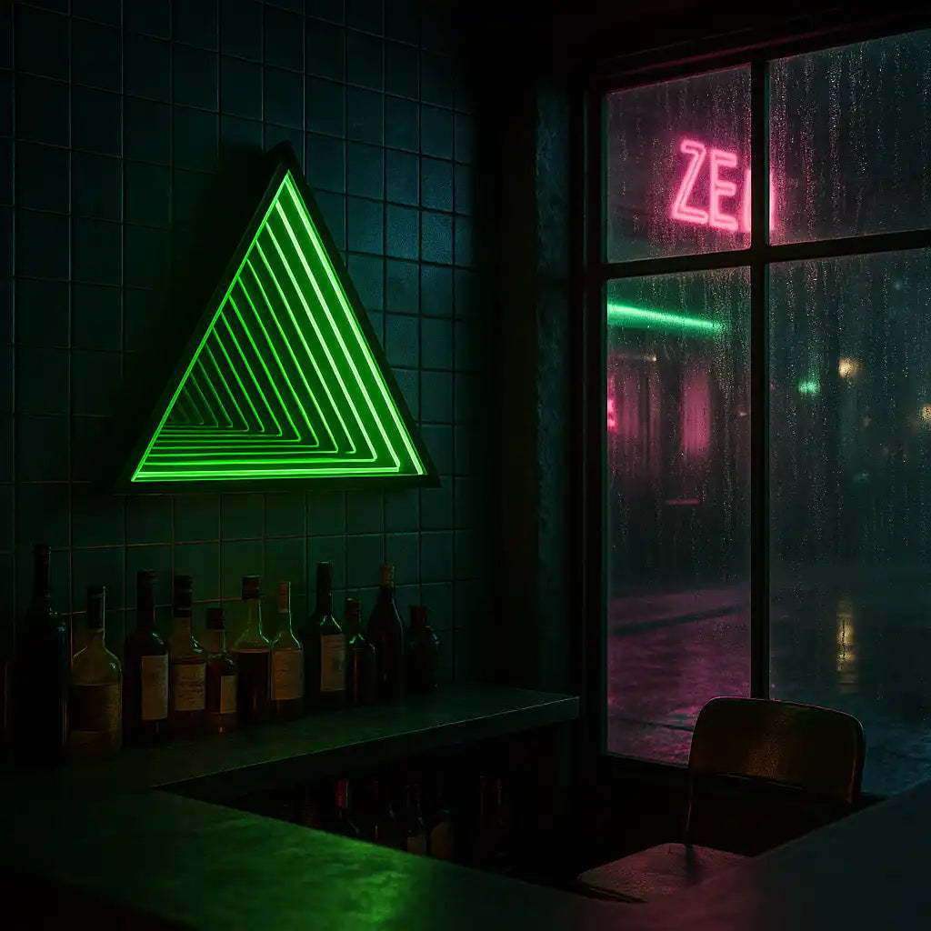 Triangle Infinity Mirror