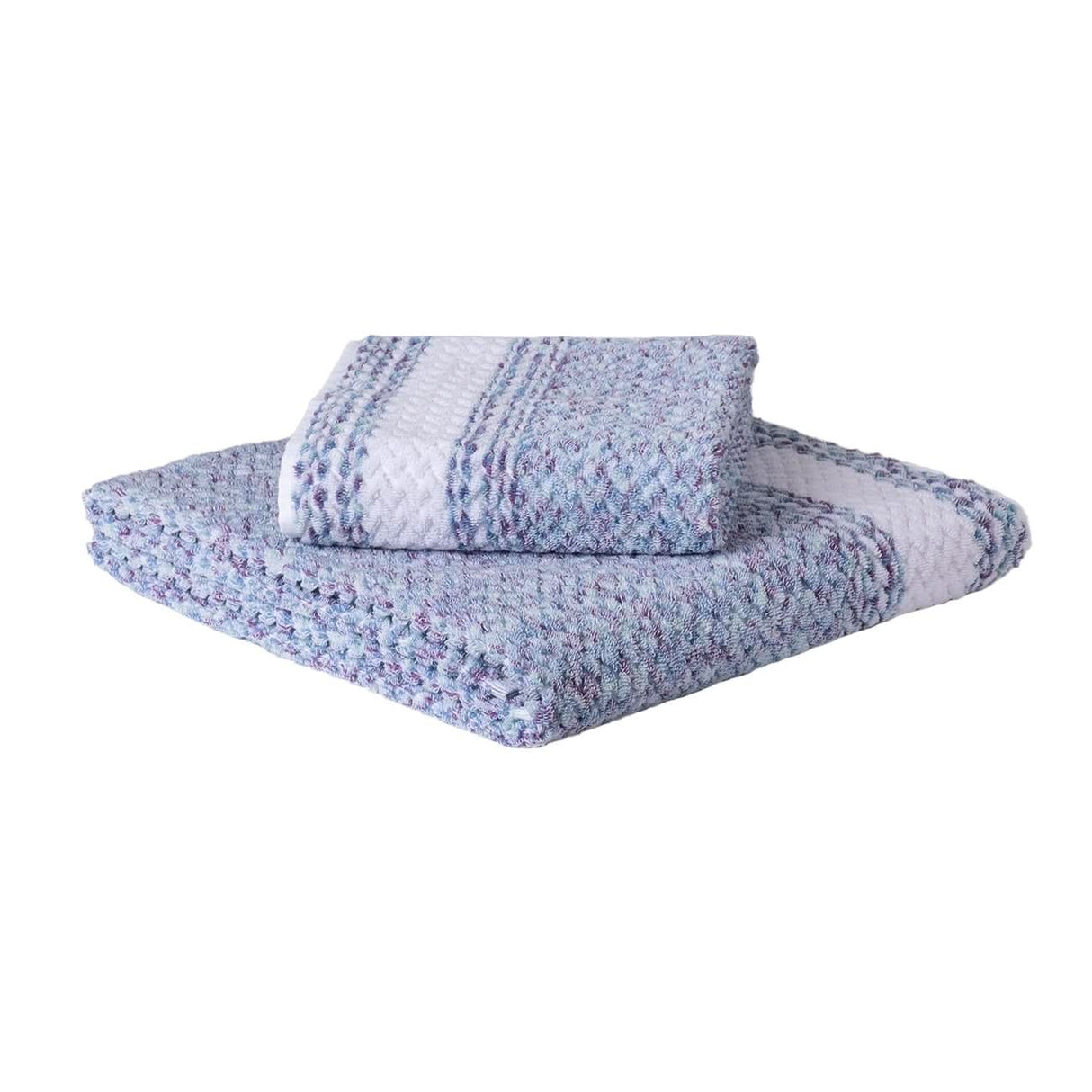 Chevron Lavender Blue Linen cotton