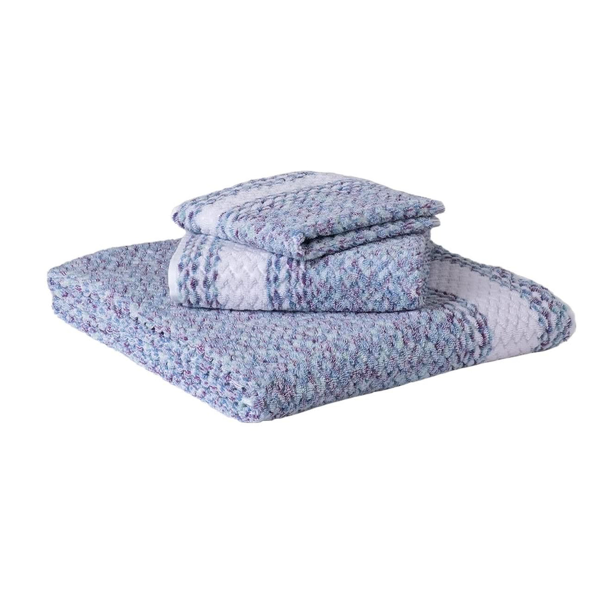 Chevron Lavender Blue Linen cotton