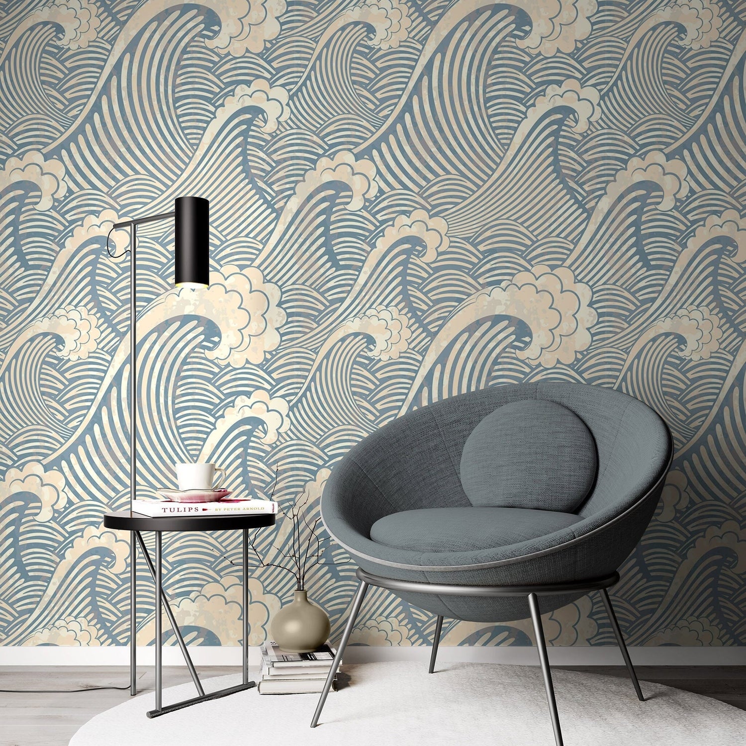 Aesthetic Wave Wallpaper Blue Hawaiian Waves Wallpaper