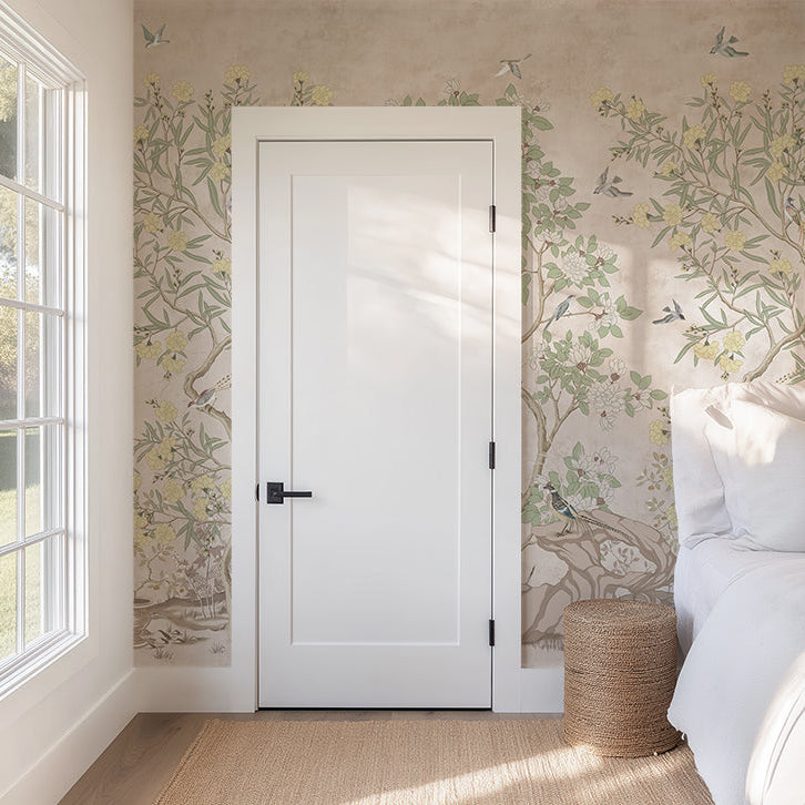 Vintage Chinoiserie Wallpaper Mural - Birds and Blossoms