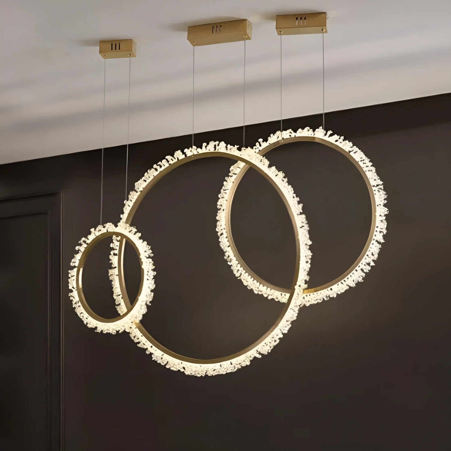 Circle Crystal Chandelier