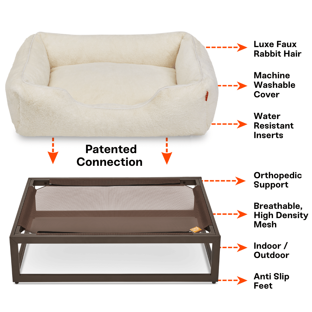 The FÜZI Elevated Dog Bed