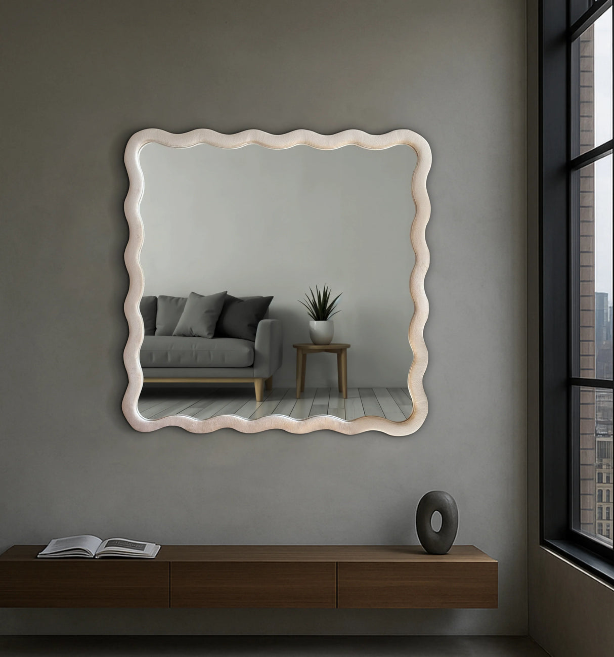 Velvet Wave Mirror