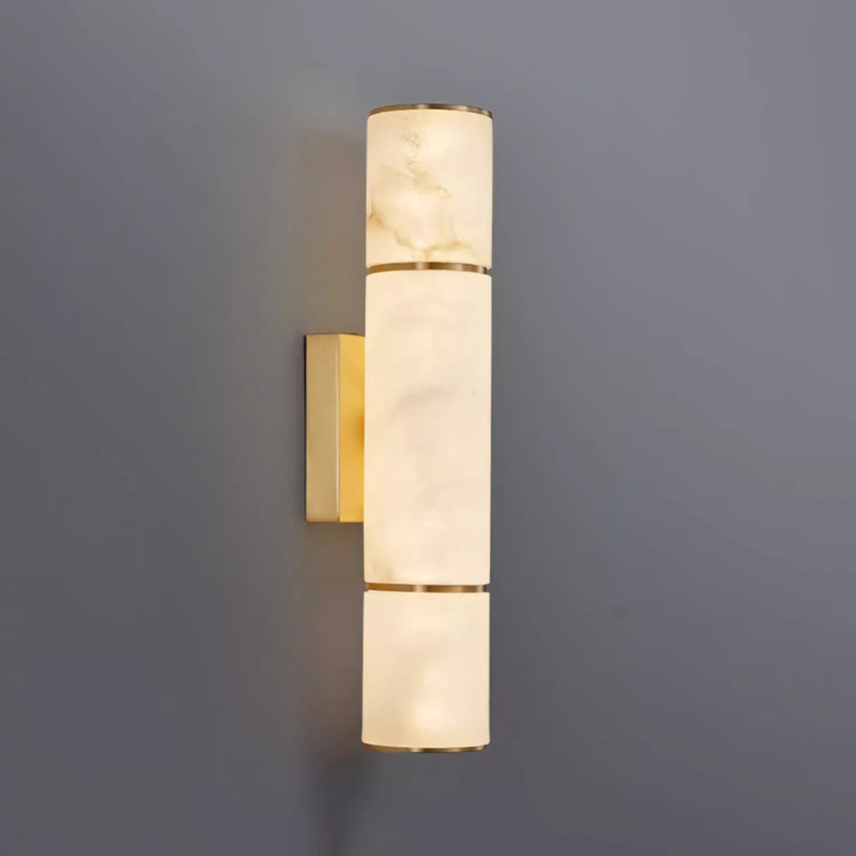 Creative Alabaster Cylindrical Wall Lamp
