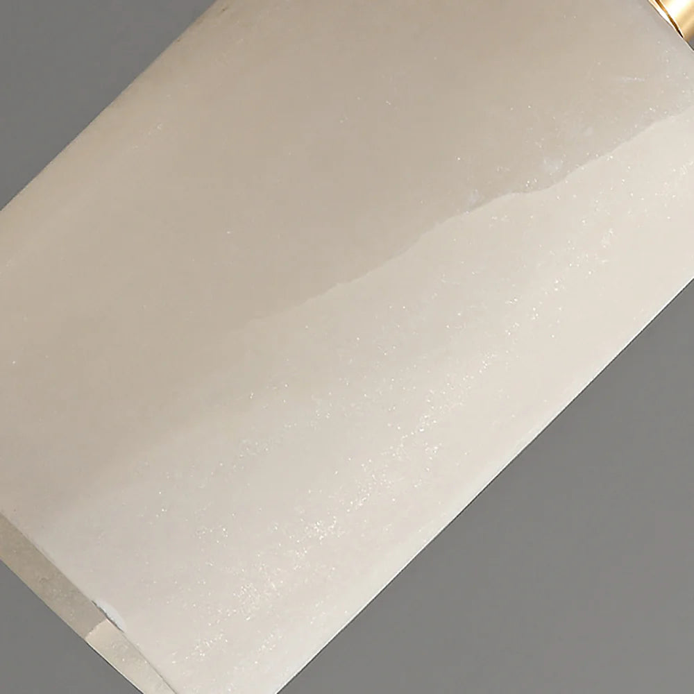 Cylindrical Alabaster Pendant Light