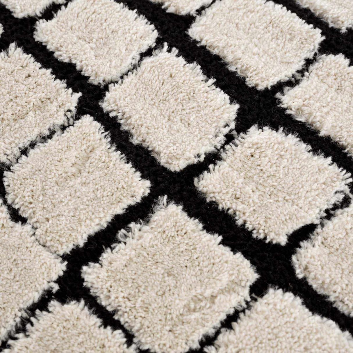 Teshi Plush Grid Area Rug - Promo