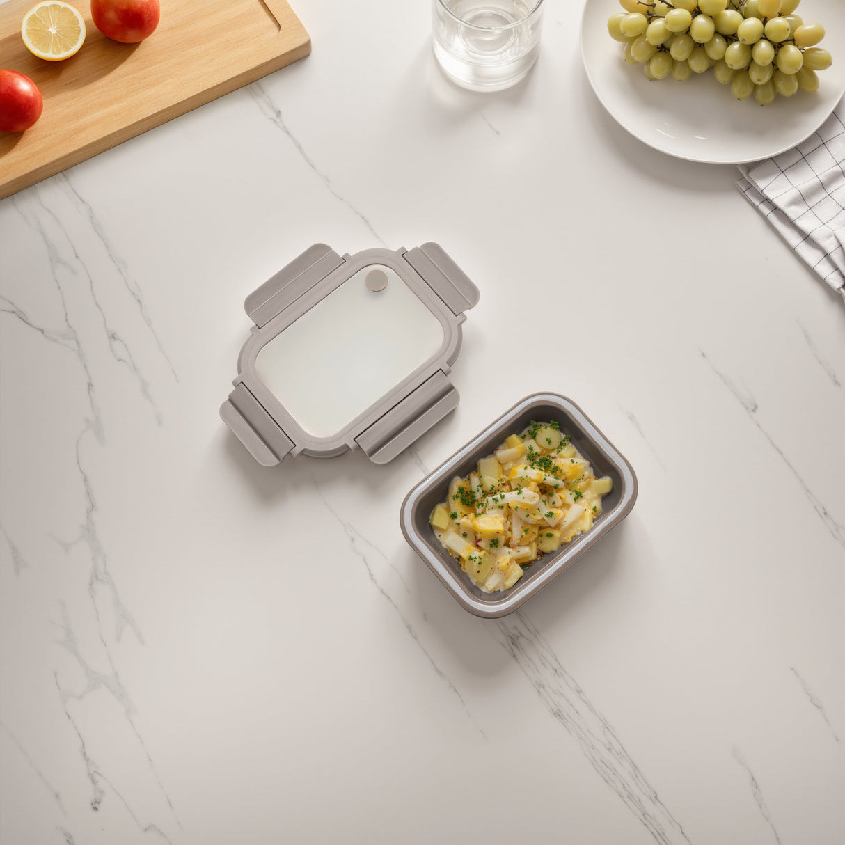 Stoneware Container - Mineral Gray