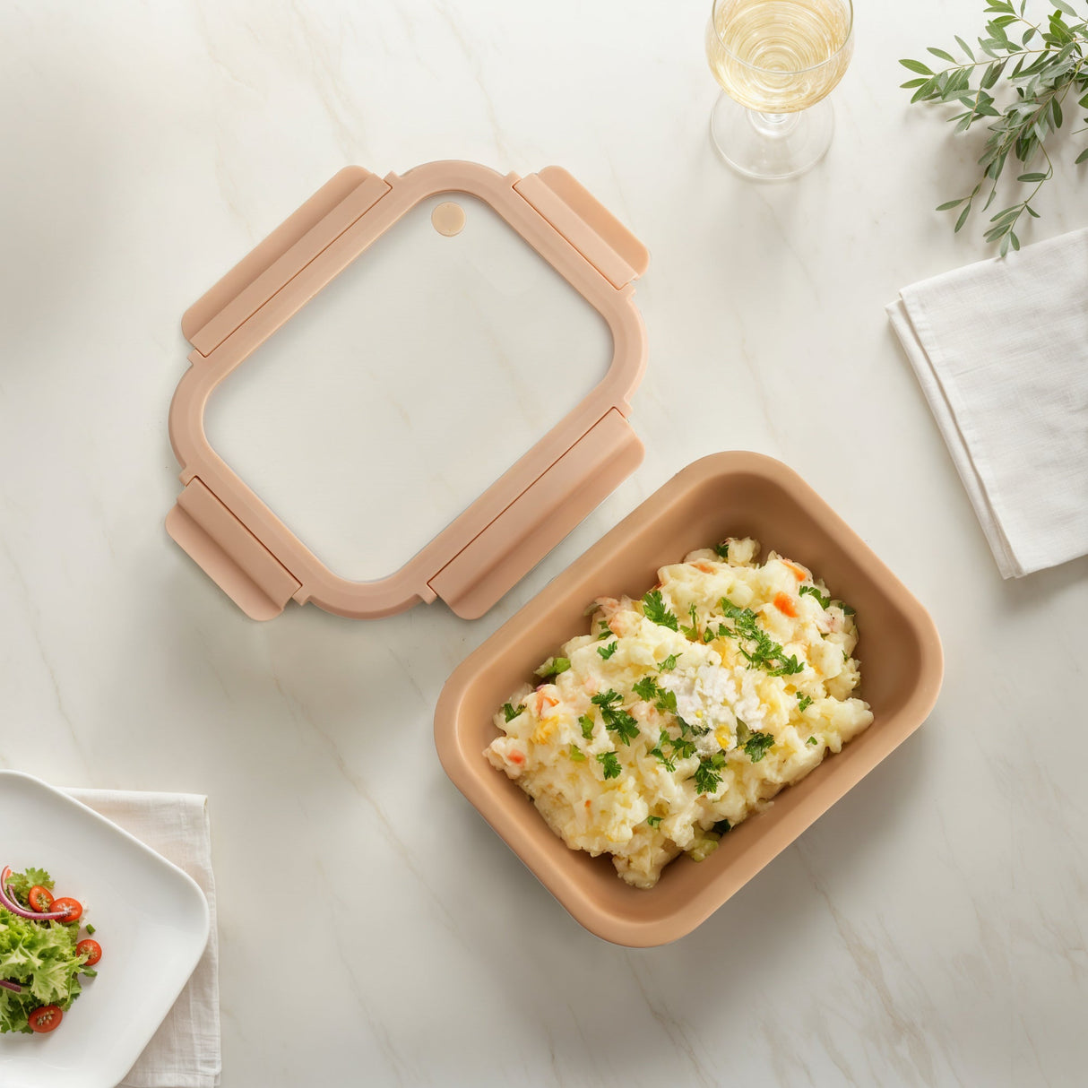 Stoneware Container - Honey