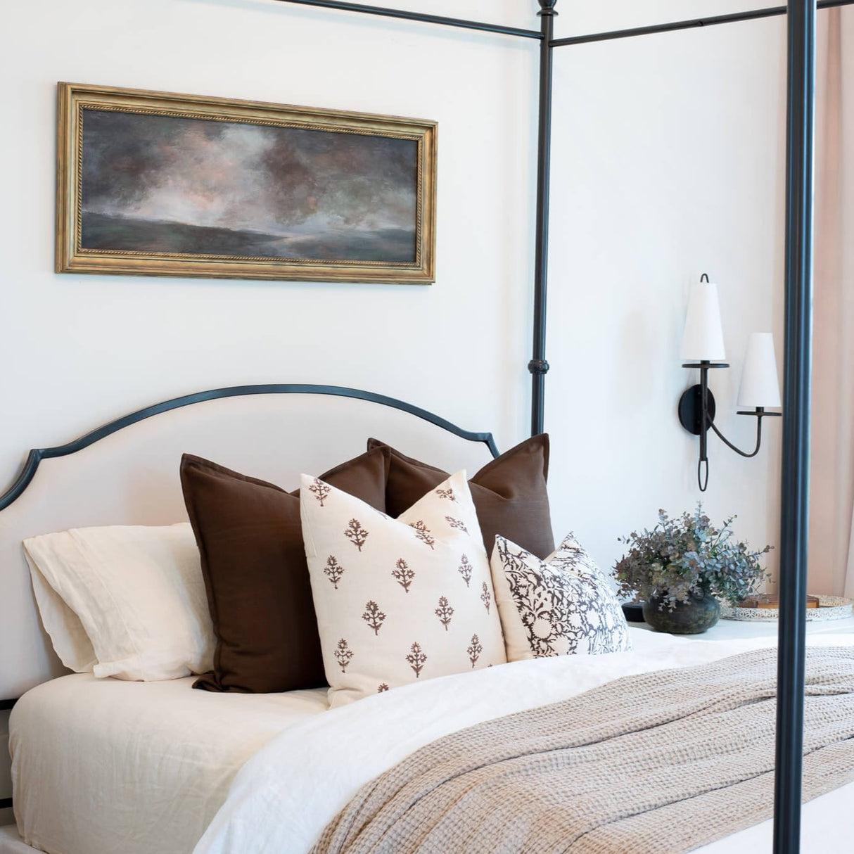 Gávea Solid Color Pillow Cover | Brown