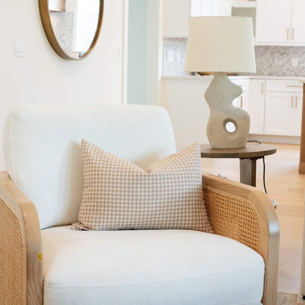 Catalina Pillow Cover | Light Brown | Lumbar