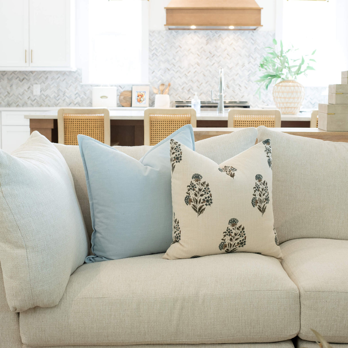 Celeste Solid Pillow Cover | Light Blue