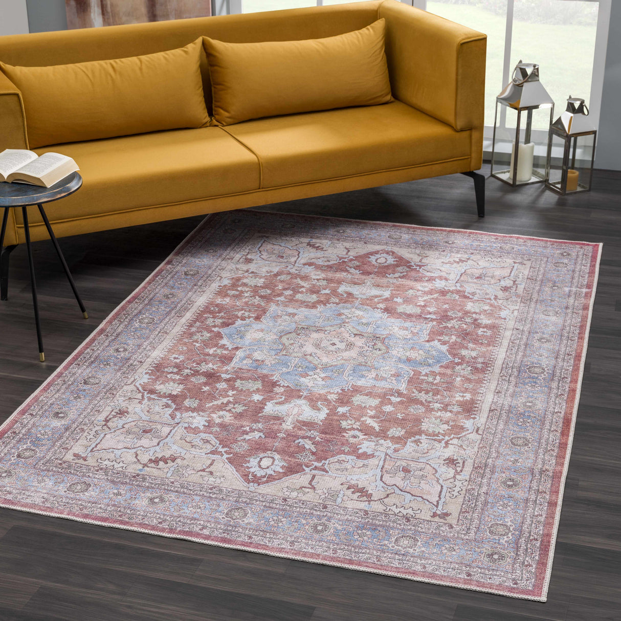 Brown Bagamanoc Medallion Area Rug - Clearance