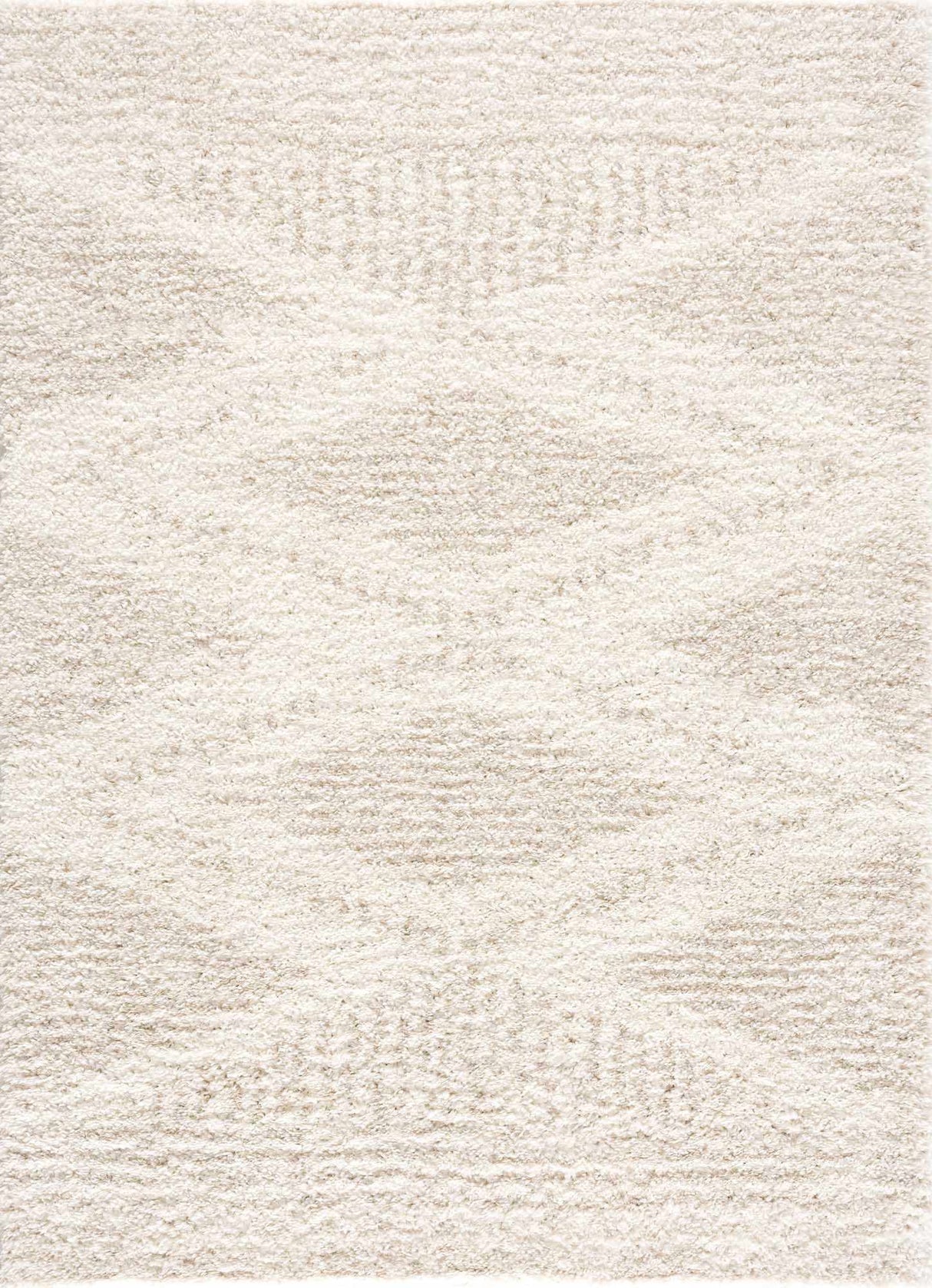 Trunding Plush Area Rug in Light Beige