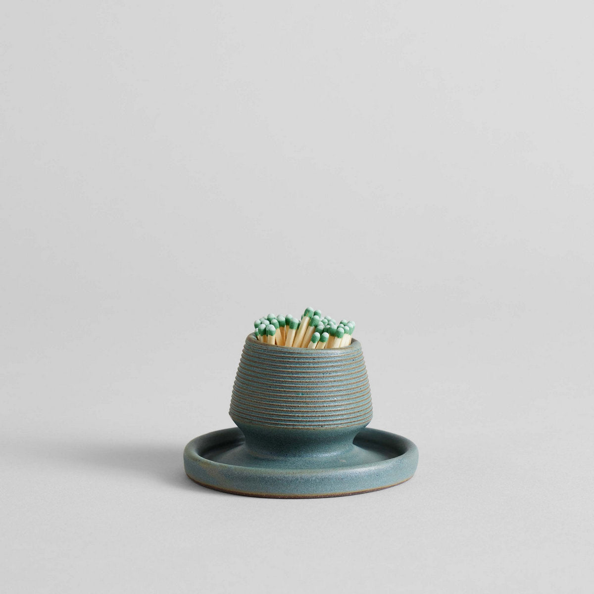 Stoneware Match Strike with Tray