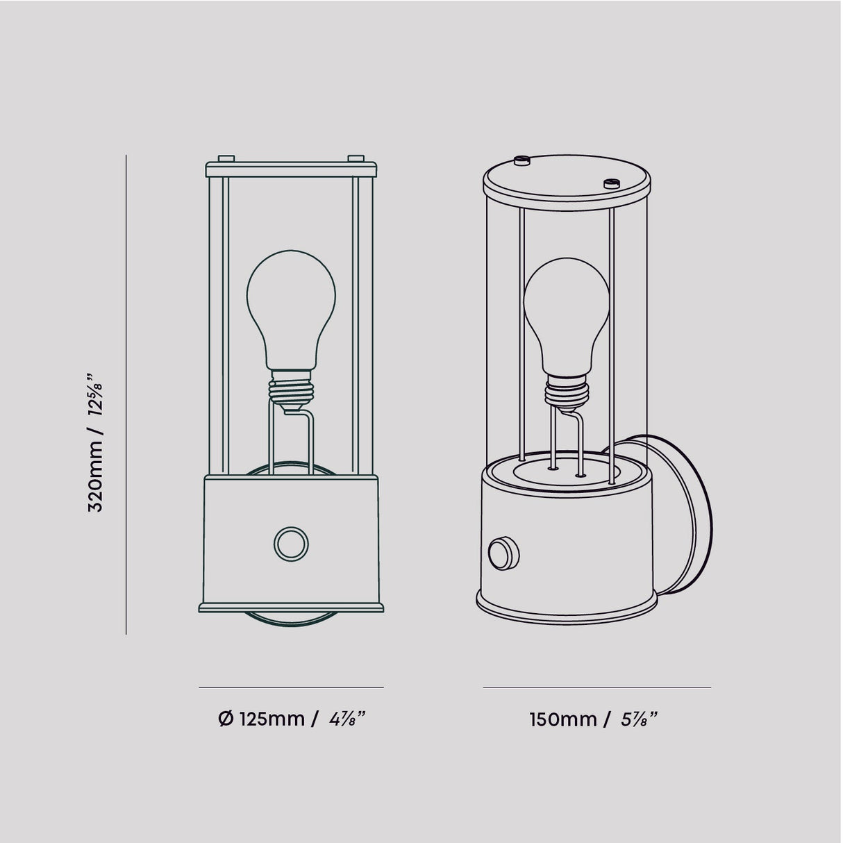 The Muse Wall Light in Hackles Black