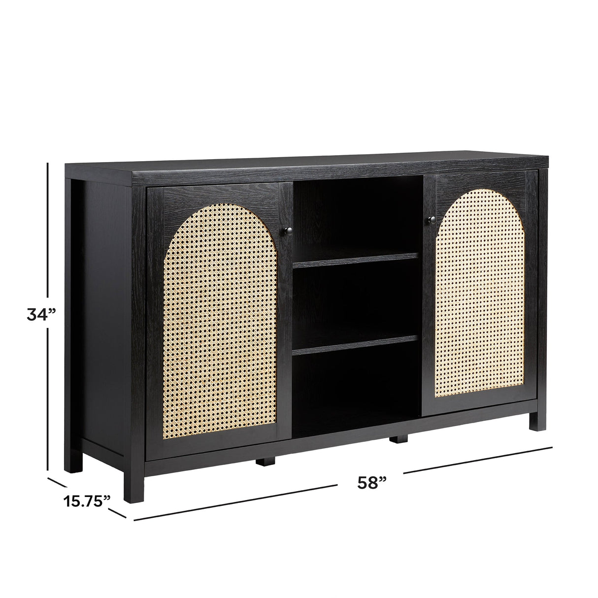 Sasha 58" Rattan Sideboard / TV Stand