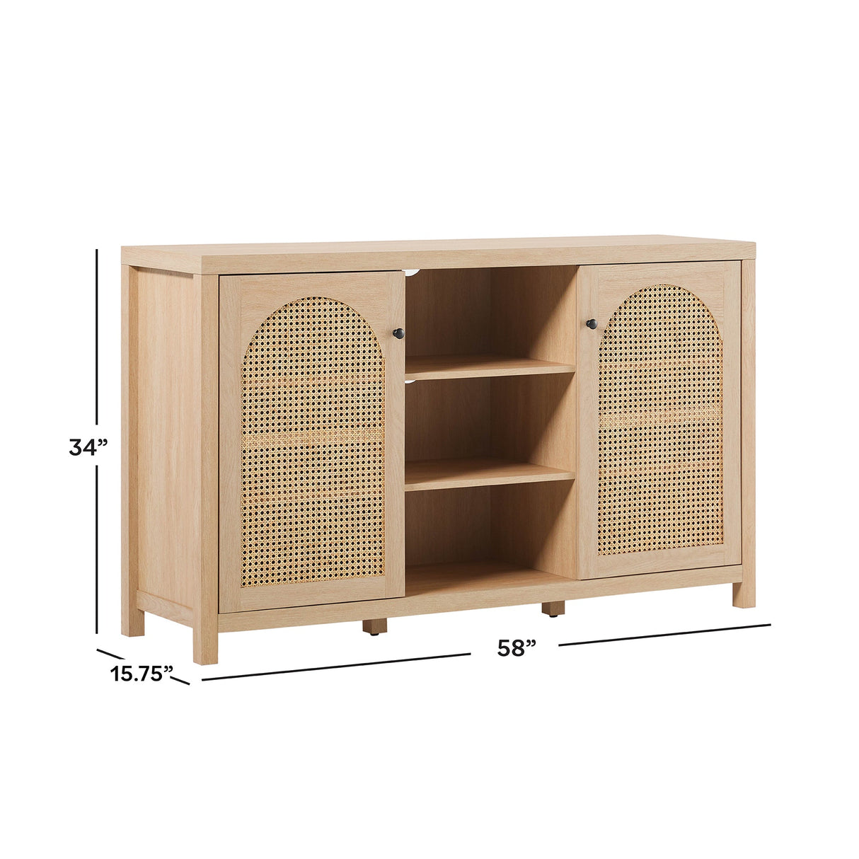 Sasha 58" Rattan Sideboard / TV Stand