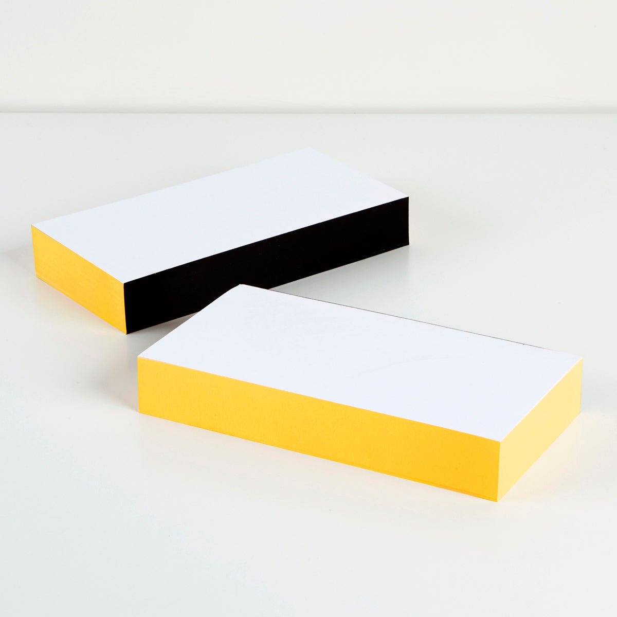 Color-edged Pads: Matte Yellow, 3 sizes