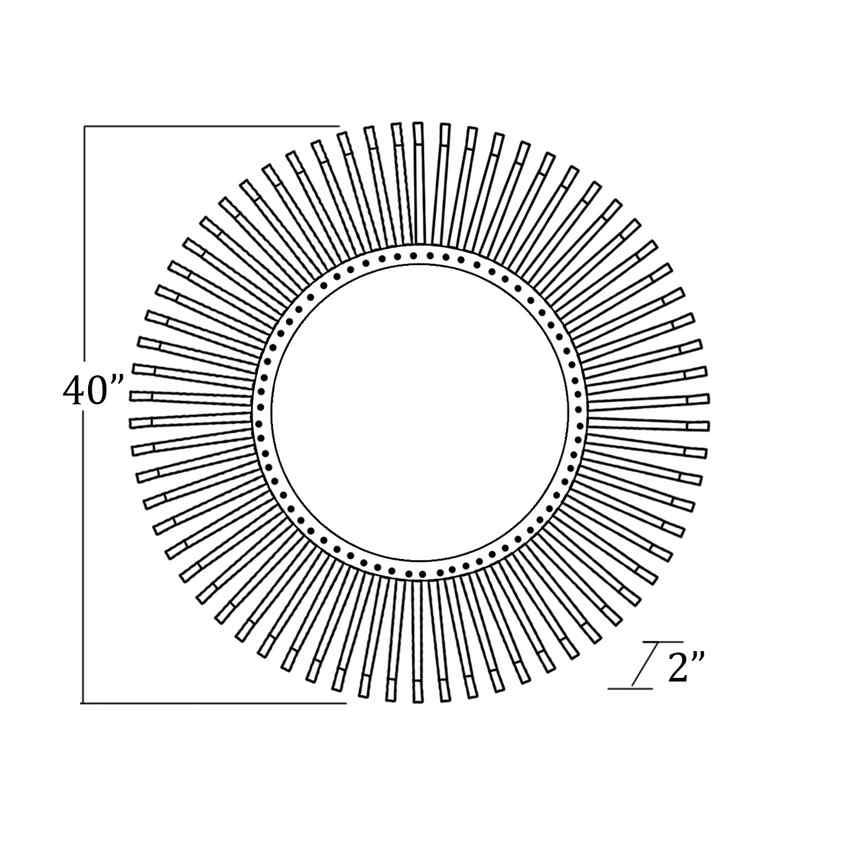 Eldik Modern Wall Mirror