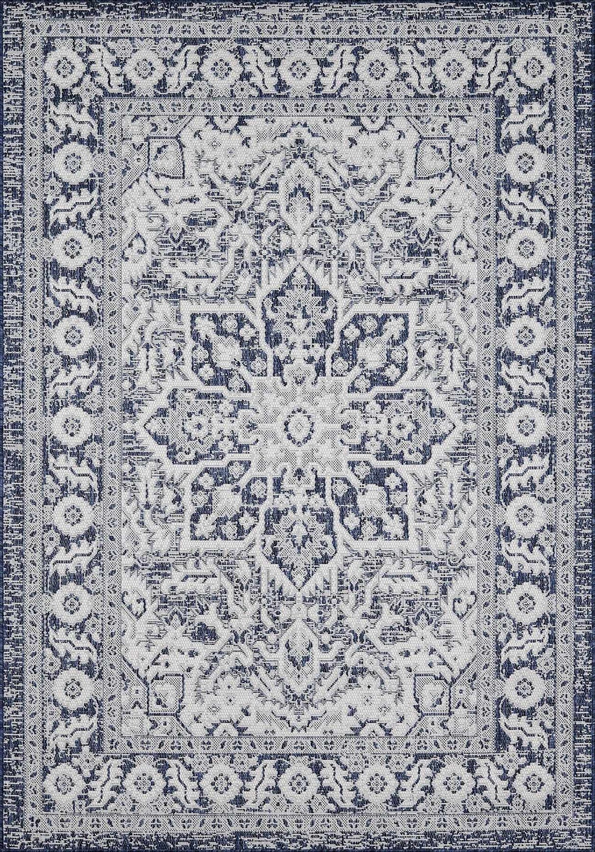 Etoile Navy Blue Performance Rug