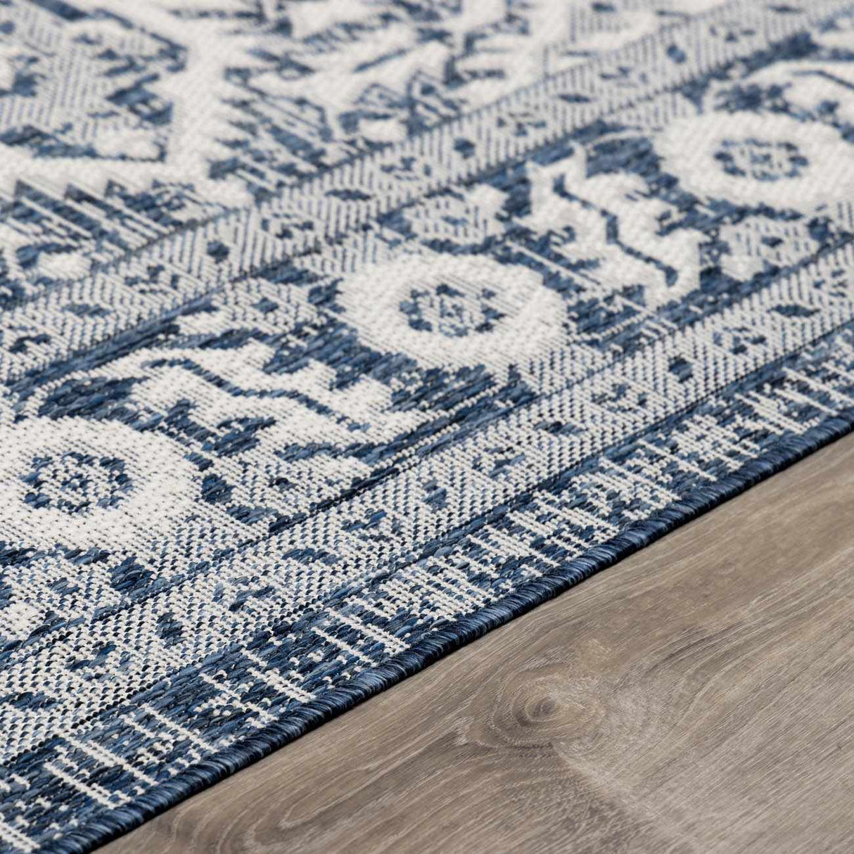 Etoile Navy Blue Performance Rug