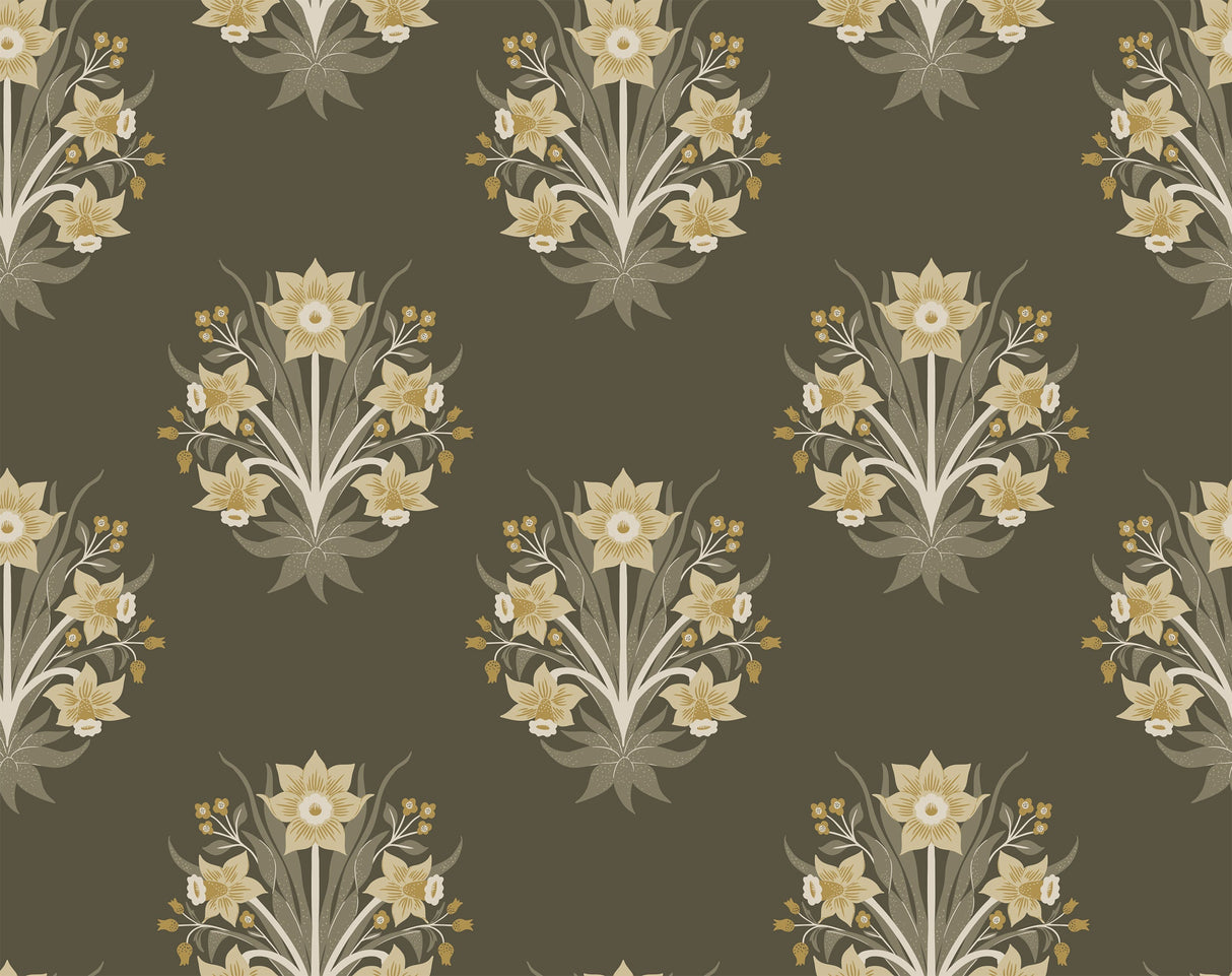 Elegant Daffodils Wallpaper - Exclusive Luxe