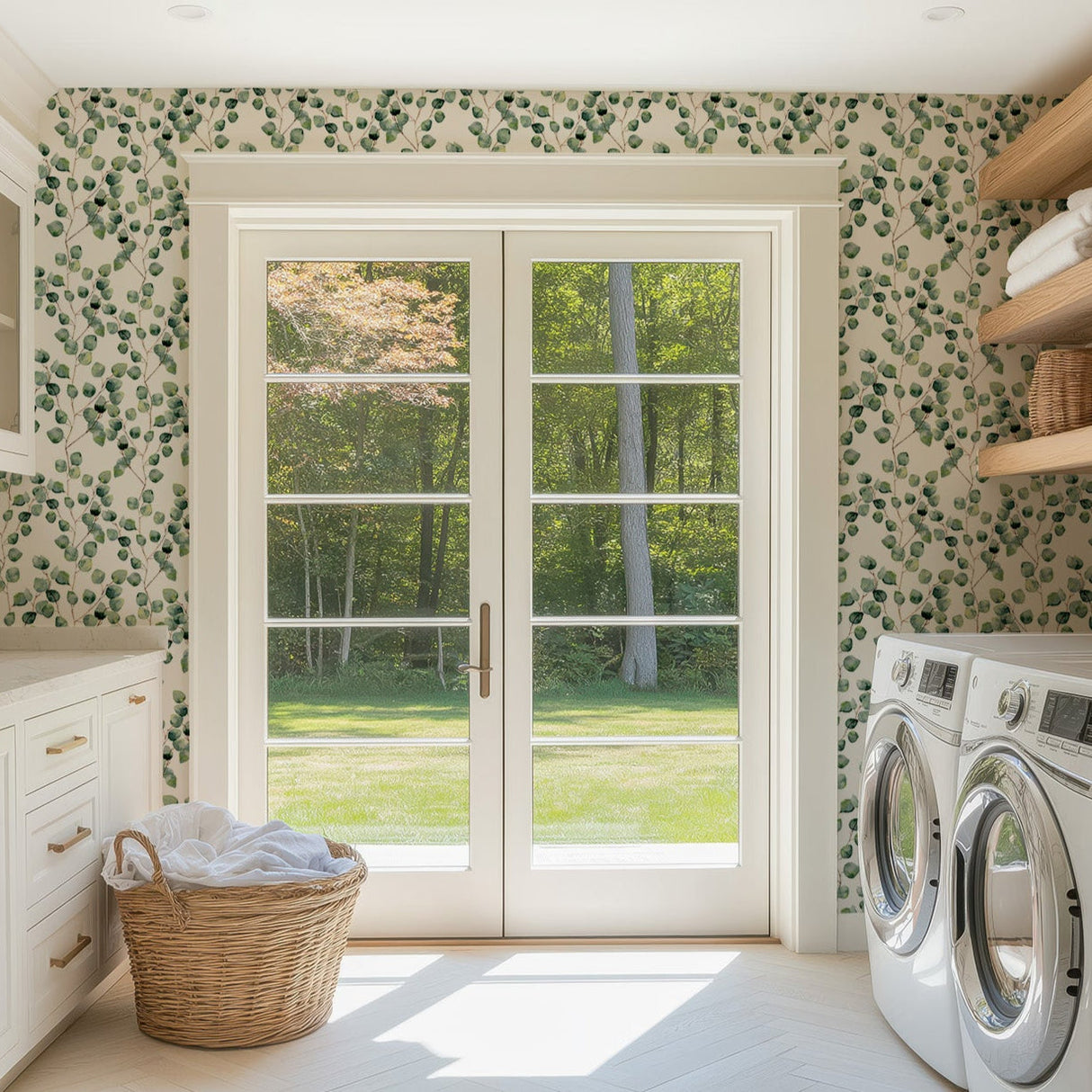 Eucalyptus Wallpaper - Removable Wallpaper - Self Adhesive WallPaper