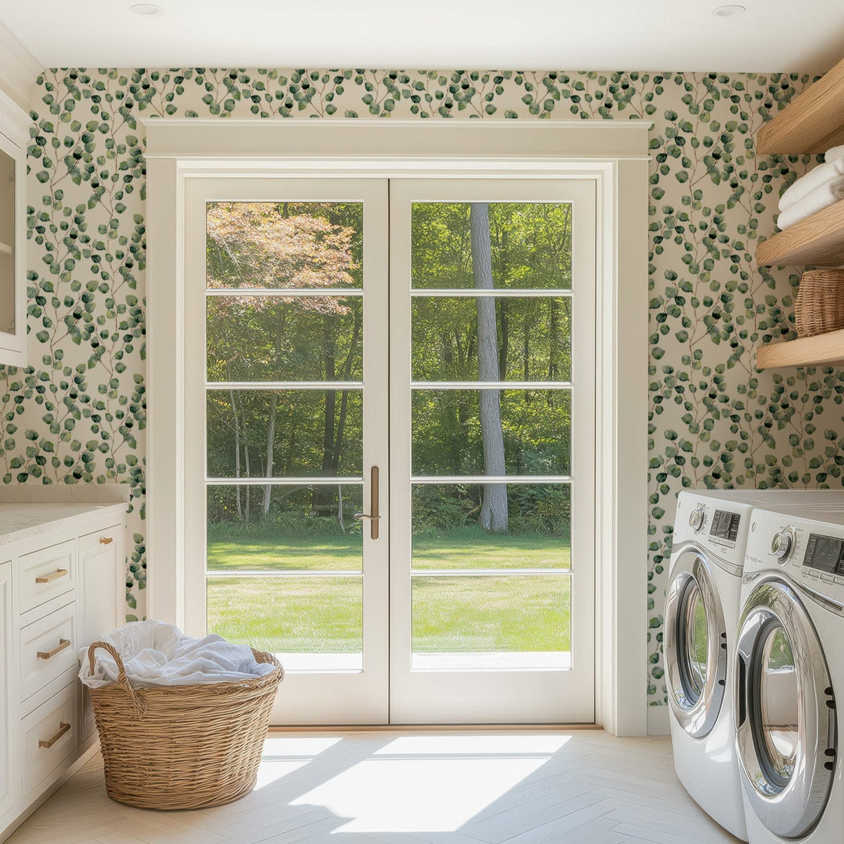 Eucalyptus Wallpaper - Removable Wallpaper - Self Adhesive WallPaper