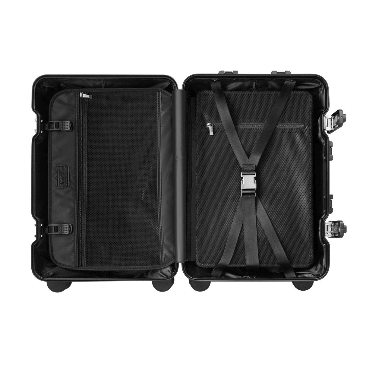 TREVA Aluminum Suitcase Silver