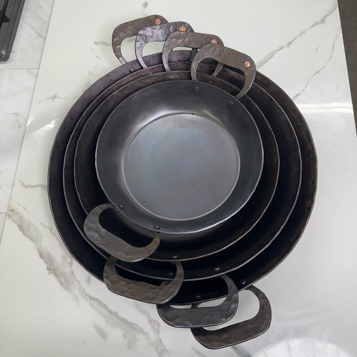 Paella & Roasting Pan Available in 10.5", 12.5", 15", 17" - Carbon Steel