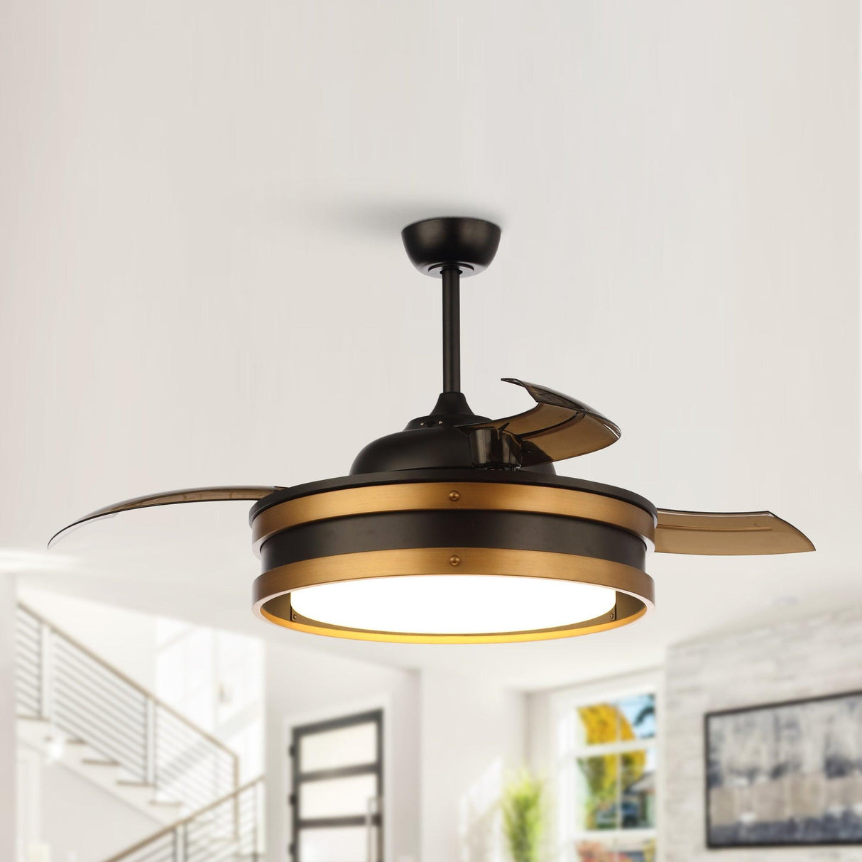 52" Mayna Smart Fan With Led Light