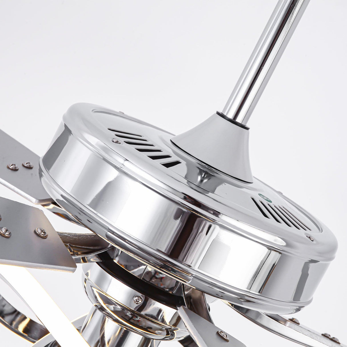 52 Inch Oregon DC Motor Modern Downrod Ceiling Fan with LED Light