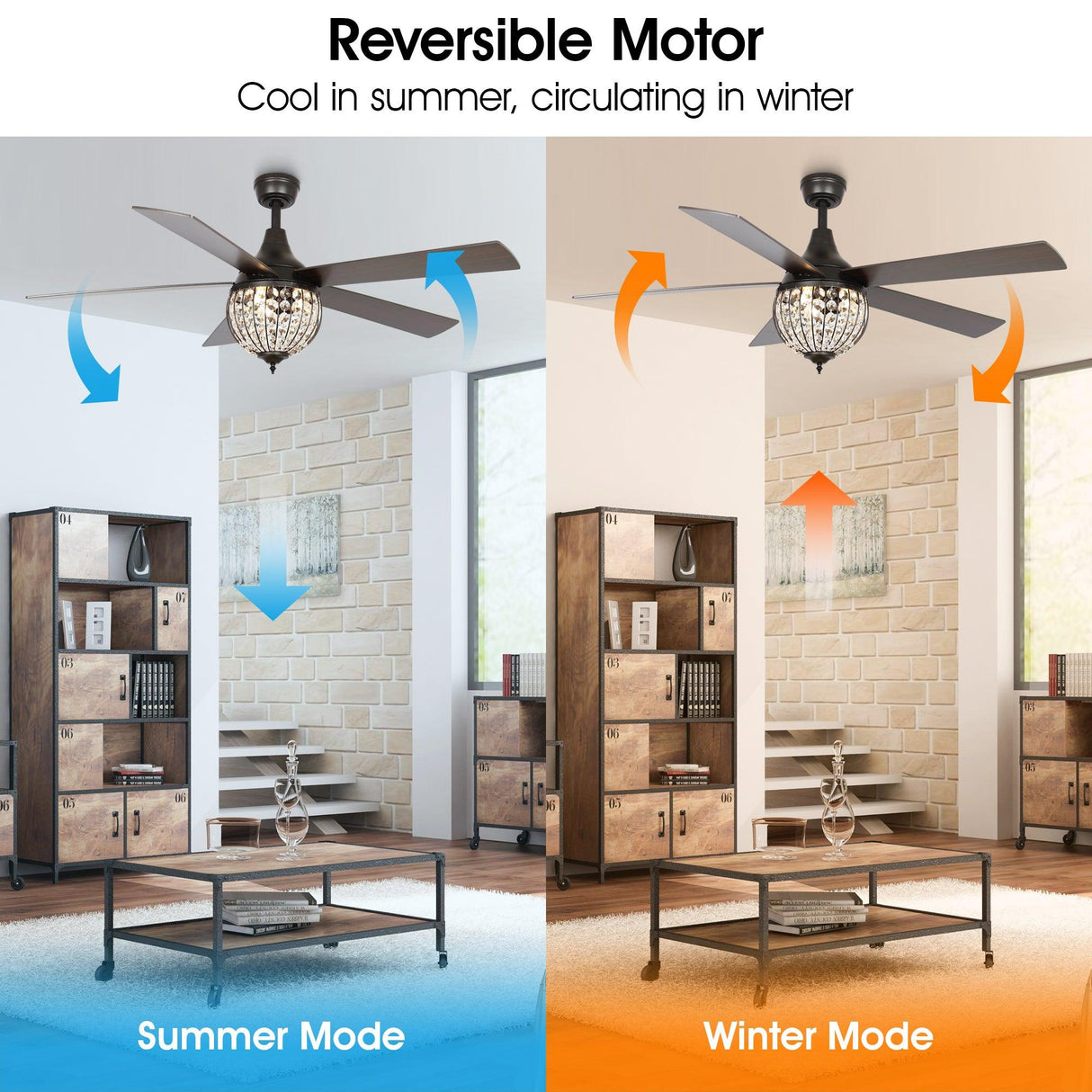 52" Varanasi Traditional Downrod Mount Ceiling Fan with Lighting and Remote Control