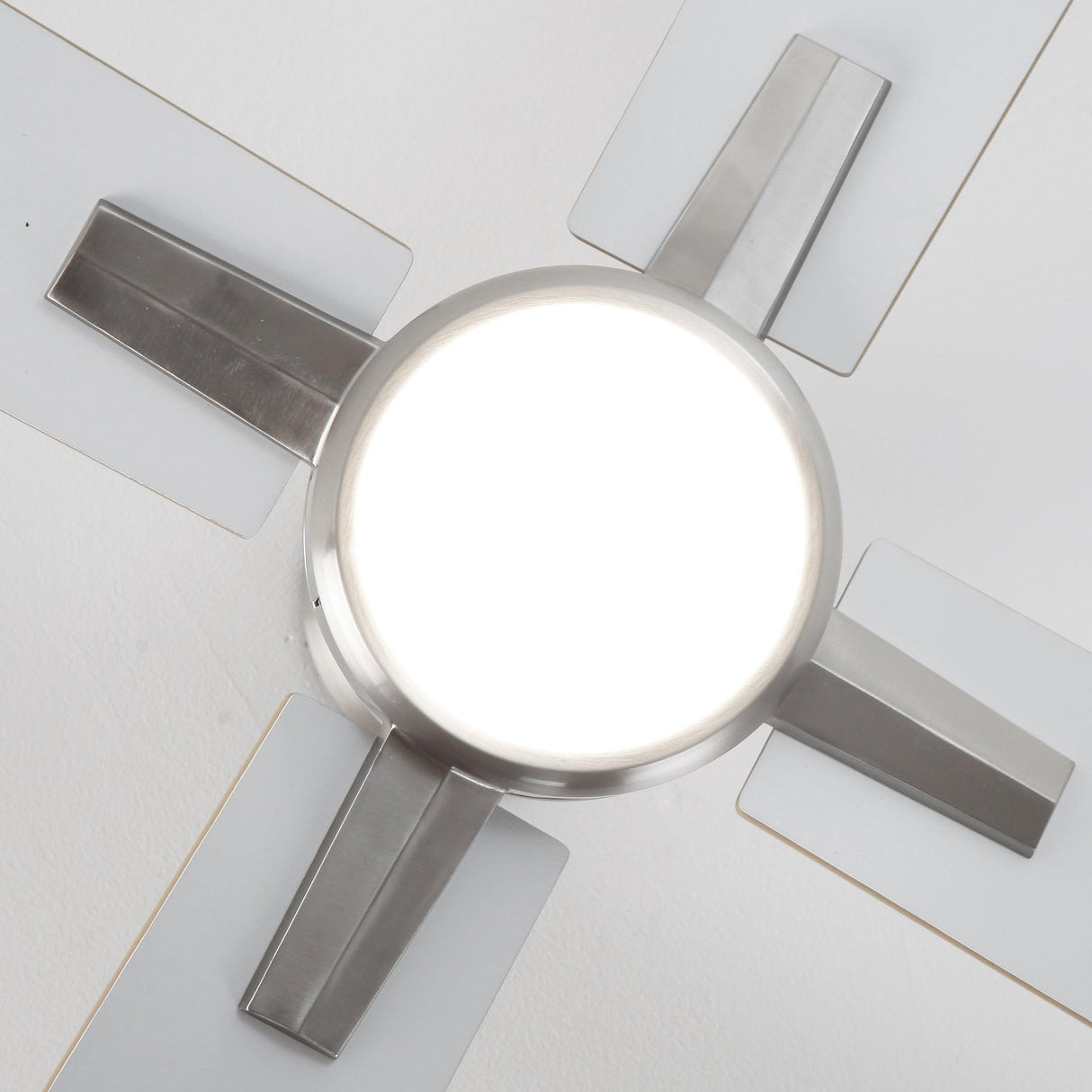 48" Linden DC Motor Downrod Mount Reversible Ceiling Fan with Lighting and Remote Control