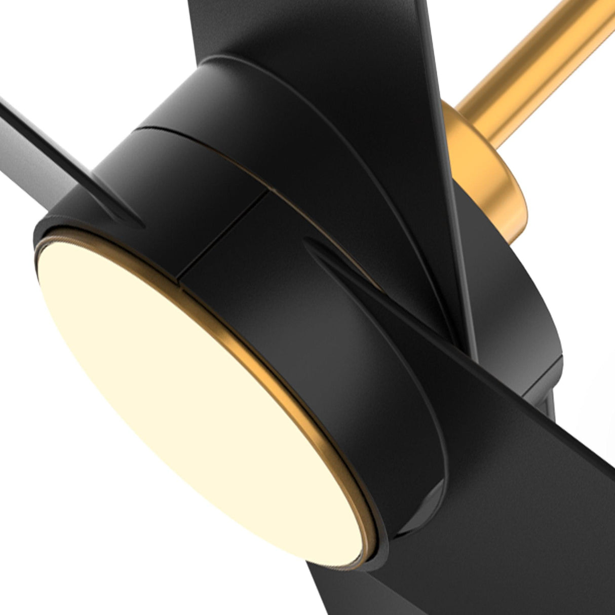 60" Parvez Modern DC Motor Downrod Mount Reversible Crystal Ceiling Fan With Lighting And Remote Control