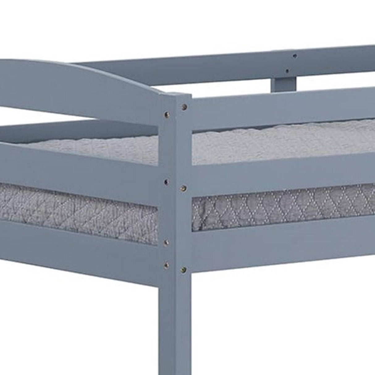 Transitional Solid Hardwood Twin over Twin Bunk Bed, Patented Insert & Lock Joint for Extra Safety for Kids