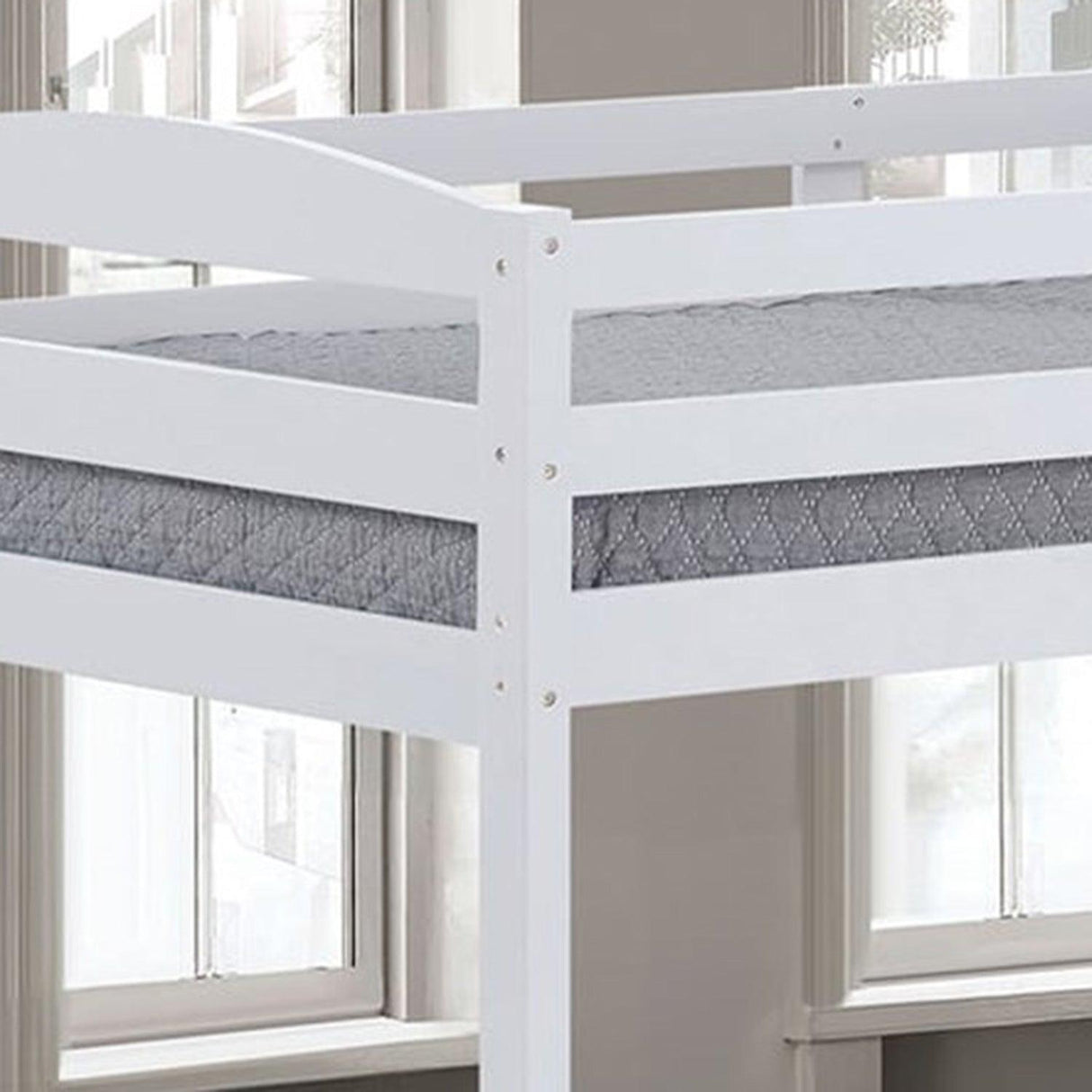 Transitional Solid Hardwood Twin over Twin Bunk Bed, Patented Insert & Lock Joint for Extra Safety for Kids