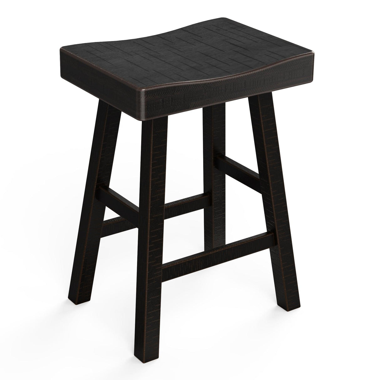 Farmhouse Kitchen With OAK Bar Stools Set of 2