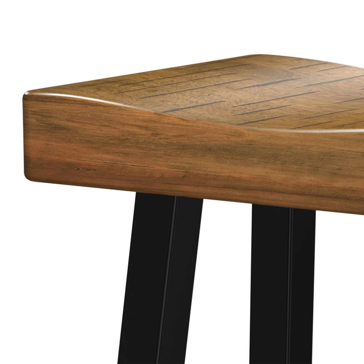 Farmhouse Kitchen With OAK Bar Stools Set of 2